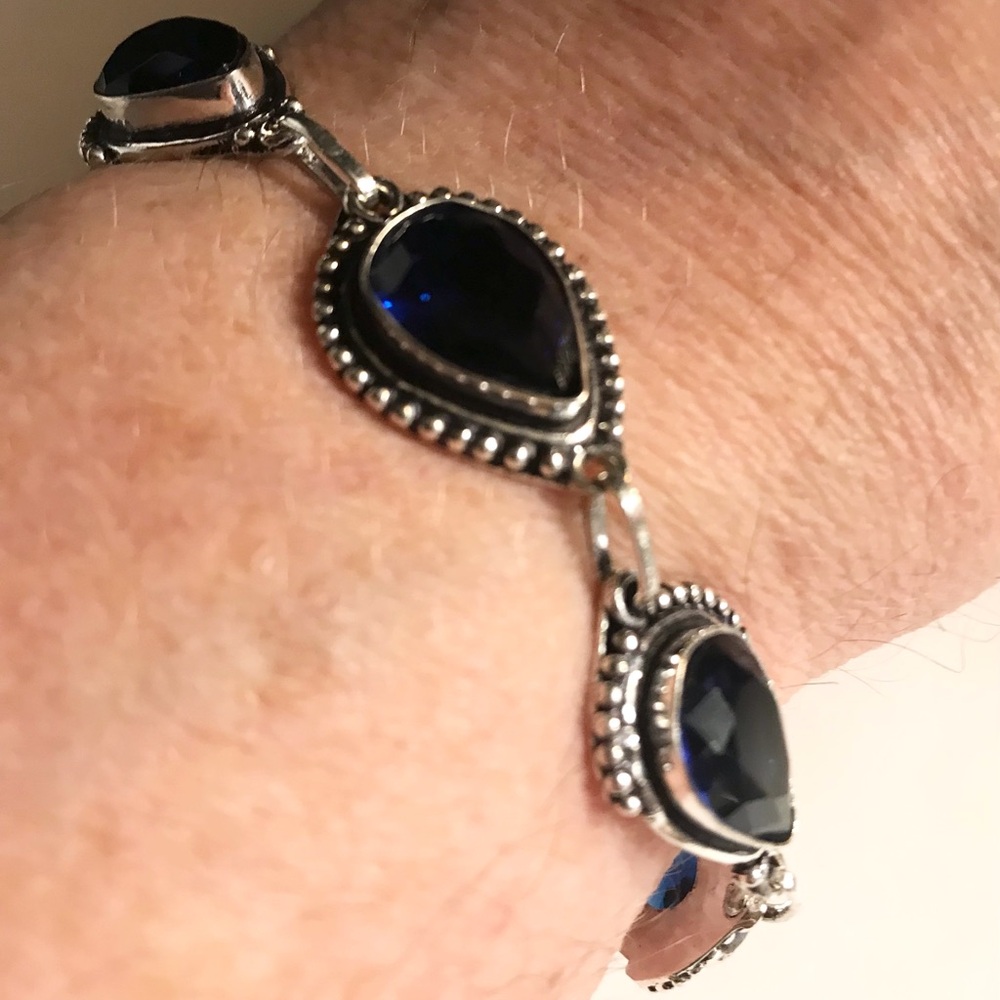Tanzanite 925 Sterling Silver Bracelet